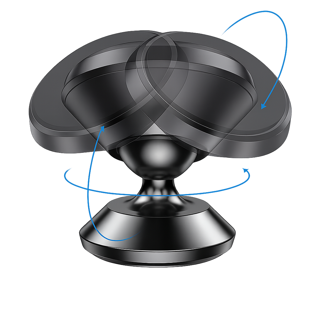 Sleek Magnetic Car Phone Holder