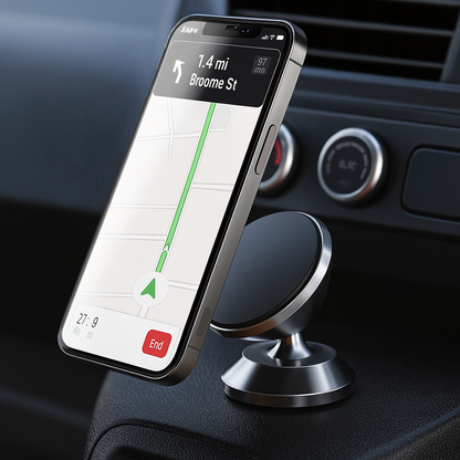 Sleek Magnetic Car Phone Holder